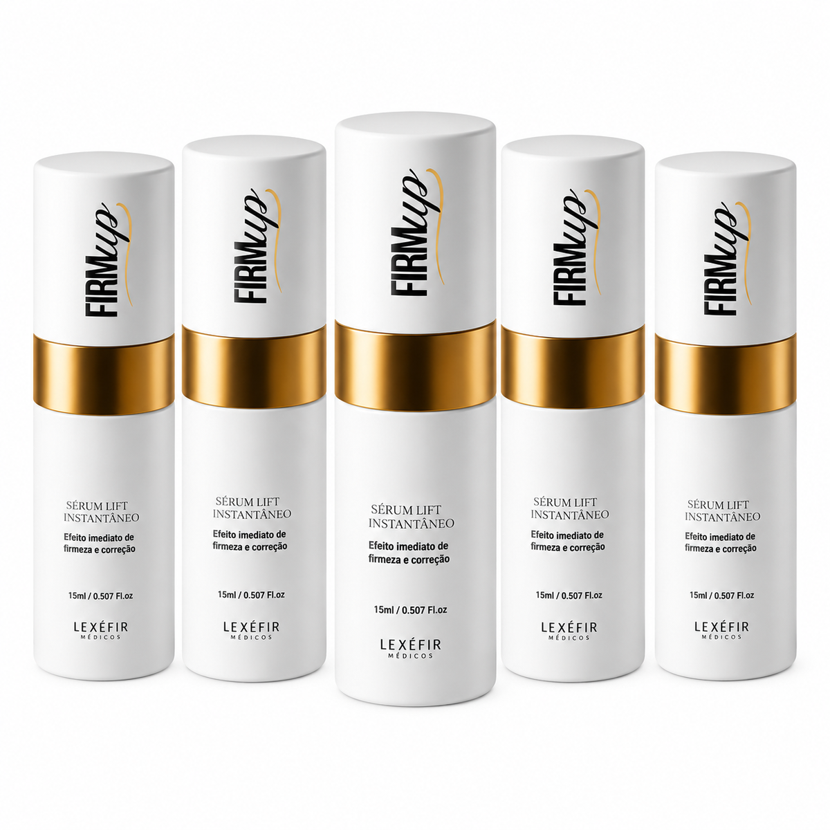 Kit Tratamento Completo 5 Sérum Antirrugas Lift Instantâneo FIRMup